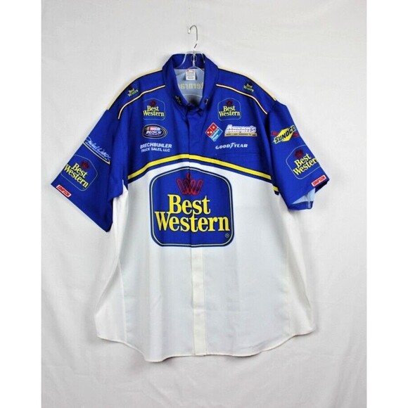 Nascar Busch series Michael Waltrip Racing Crew Event Jersey Size XXL - Picture 1 of 9